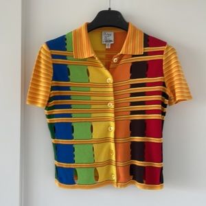 MOSCHINO ( Cheap and Chic)authentic multicolored top